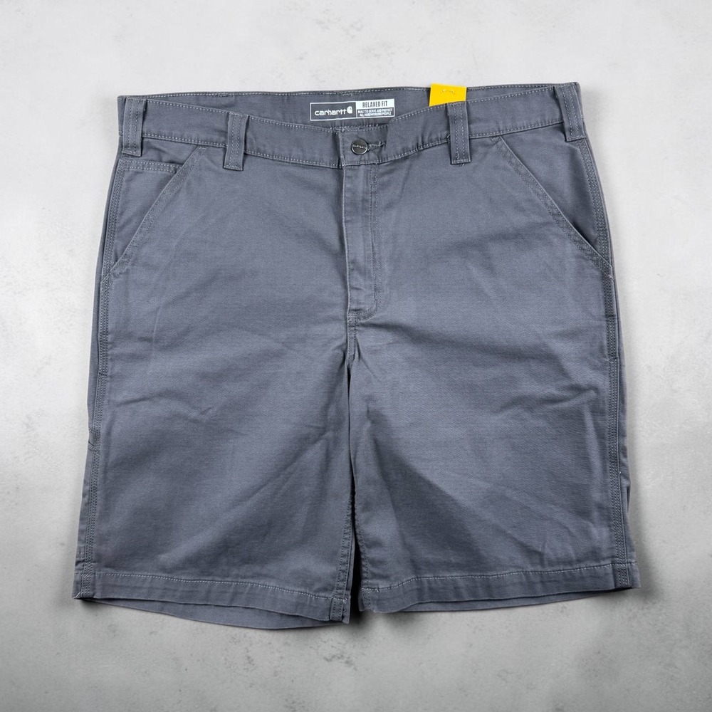 Carhartt Mens Relaxed Fit Rigby Dungaree Shorts Shadow Grey 102514-039 Size 38